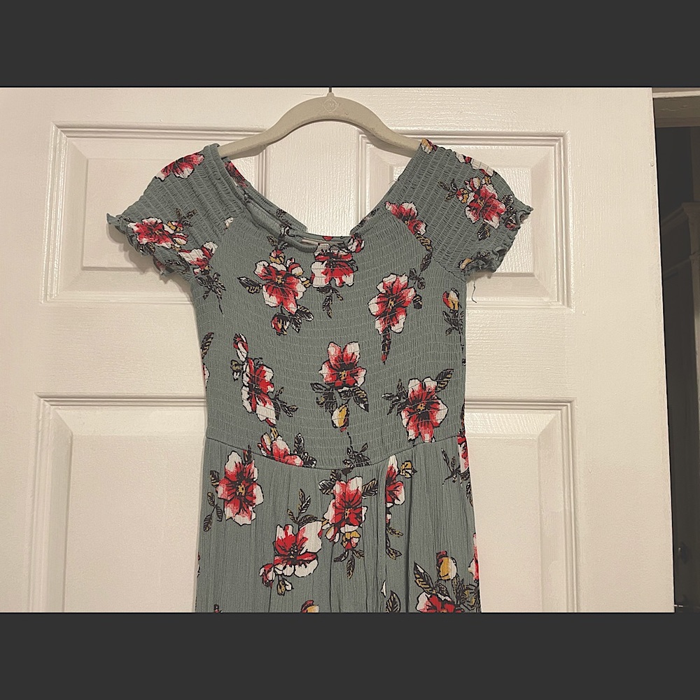 XS floral high low dress